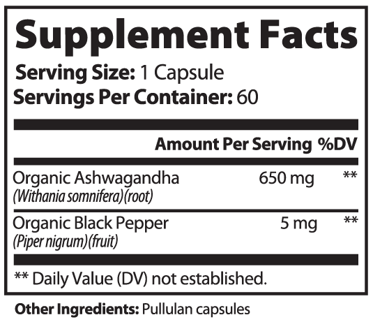 Ashwagandha & Black Pepper
